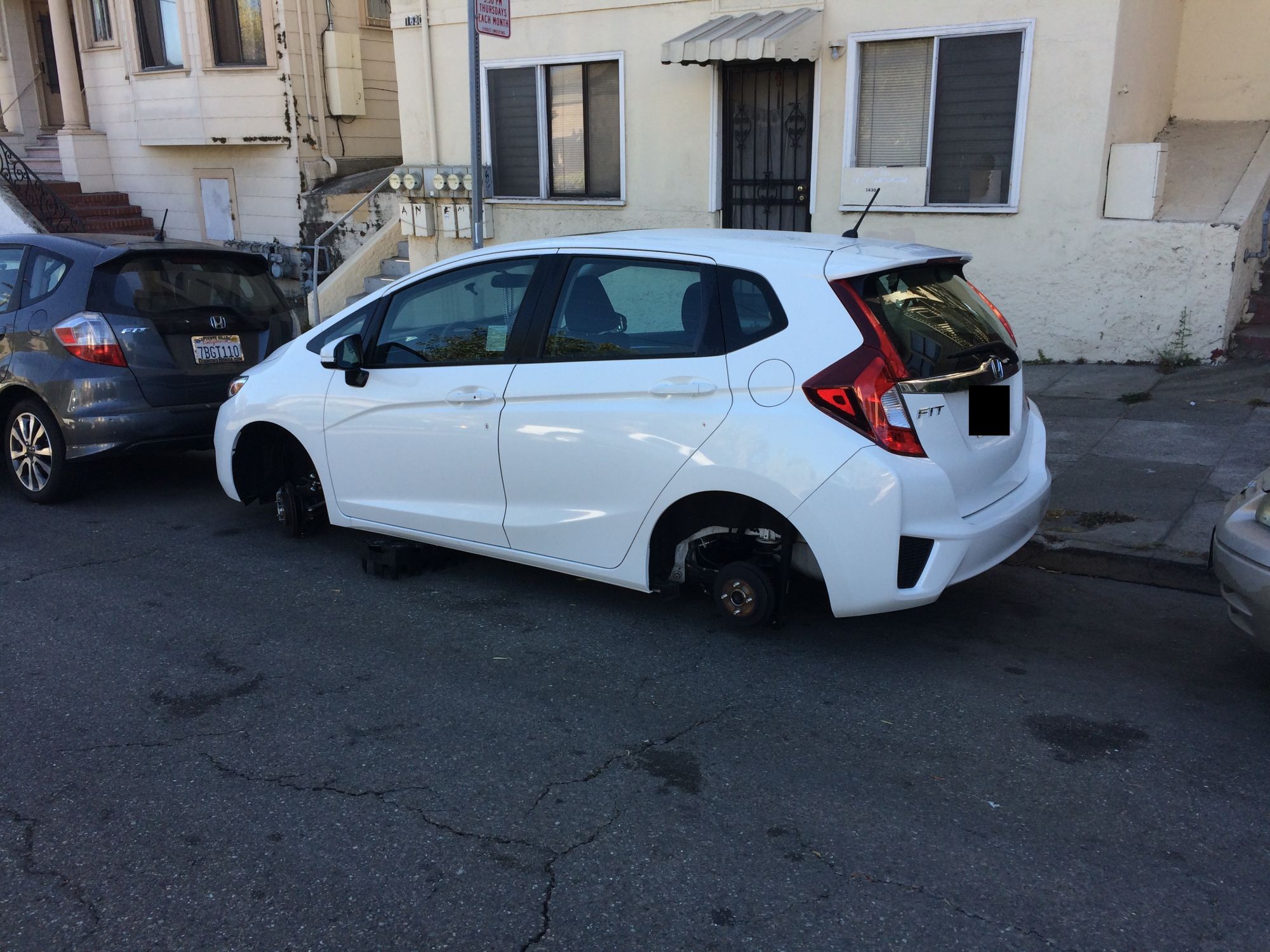 Stolen 16 Alloy Wheels From 2015 Honda Fit Ex Unofficial Honda Fit Forums